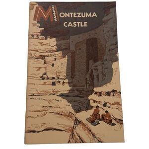 Montezuma Castle National Monument, Arizona VINTAGE 1958 Travel Brochure